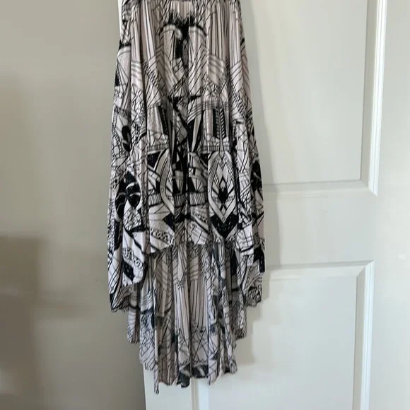 Free People La Mar Hi Lo Maxi Racerback Dress w Pockets OVERSIZE Small - Picture 5 of 14